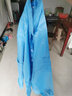 FGHGF静电衣无尘衣连体服大褂静电服无金属静电服防尘工装发岩棉防护衣 蓝色静电大褂（+工帽） M 实拍图