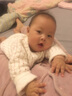 优奇婴儿衣服新生儿保暖三层夹棉连体衣春秋冬季哈衣爬服男女宝宝睡衣 新款【小苹果】米白 90cm 实拍图