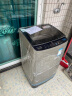 日普（RIPU）全自动波轮洗衣机 家用小型宿舍租房智能洗脱一体 带风干 蓝光洁衣功能 8KG【玻璃盖板】咖啡金 实拍图