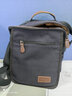 新潮代单肩包男帆布大容量斜挎包男士多功能邮差包运动潮流学生书包 黑色大号【可放A4书本】 实拍图