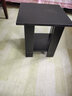 斐思莱乐小茶几小户型客厅茶桌边几角几卧室床头柜方几双层茶几桌家用边桌 40*40*42 黑胡桃 简易组装 实拍图
