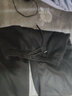 舍纯秋冬季灰色裤子男韩版潮流宽松百搭休闲长裤港风运动加绒加厚束脚裤 黑色加绒 L 实拍图