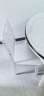 风之意 餐桌 北欧实木餐桌日式可折叠餐桌椅组合现代简约多功能家用饭桌FR-102 白色（加厚岩板） 一桌六椅 （1.2米） 实拍图