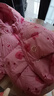 嘟嘟家男童棉服加厚宝宝外套冬季儿童棉袄女童棉衣上衣小童冬装 粉色120 实拍图