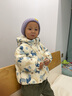 戴维贝拉（DAVE＆BELLA）儿童羽绒服女童上衣男童羽绒衣冬装新款宝宝衣服保暖小童外套 恐龙印花DB4238127-A 100 cm（建议身高90-100cm） 实拍图
