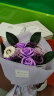 初朵 11朵玫瑰花康乃馨香皂花束鲜同城配送花圣诞节礼物送女友生日 实拍图