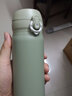 木吉乇（mojito）316L不锈钢保温保冷杯学生成人礼物便携直饮水杯500ml 绿色 实拍图