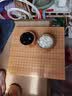 寻弈 二合一实木云子围棋棋盘套装儿童初学五子棋象棋两用 【楠竹罐套装】B型云子 不含象棋 实拍图