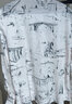 德玛纳（dme）衬衫仿真丝春秋装蕾丝衬衣宽松印花雪纺衬衫女 本白 XL 实拍图