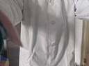 窈嘉 长袖白大褂 学生实验服男女医师卫生美容服化学试验白大褂工作服 精品-男医师纽扣袖 2XL (180) 实拍图