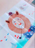 卡莎妮小学生餐垫儿童卡通桌垫午餐垫学校课桌可折叠便携防水垫子餐布 兔子梦境 40*60cm（适合小学生课桌） 实拍图