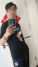 NODE SPORTS品牌联名男士休闲裤春夏新款裤子男宽松舒适阔腿裤休闲百搭长裤 黑色B【直筒】 3XL 实拍图