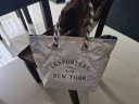 Lesportsac[董洁同款]乐播诗TRENDY潮流系列女包手提包小号托特包 乳白色 实拍图