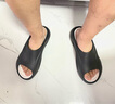 LATE TIME软弹户外拖鞋男士夏季软底防滑运动拖鞋情侣居家凉拖鞋女外穿 黑白 44-45 【标准码】 实拍图