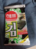 海牌 菁品海苔 韩国进口原味烤紫菜片即食海味下饭寿司拌饭儿童零食 【整箱优惠】整箱装原味40大包 实拍图