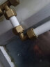 1216太阳能铝塑管热水器管4分自来水管冷热上下水管配件铜接头内牙外牙等径弯头直接三通管件 等弯 实拍图