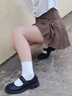 优棵树光腿神器打底裤袜女秋冬季加绒加厚裸感美腿黑色显瘦肤色连脚裤袜 连脚黑【秋冬210g/10-20°c】 1条 均码 建议身高150cm-180cm 实拍图