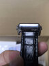 适用于雷达表带真皮rado钻霸晶璨系列R14132135手表带原装款20mm 黑色-不配扣 20mm 晒单实拍图