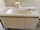 万和浴室柜组合陶瓷一体盆洗手盆柜组合卫生间洗脸盆柜洗漱台美妆除雾 实拍图