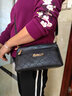 途尊（kingtrip）2021新款韩版中老年人斜挎包女包背包大容量单肩女士中年妈妈婆婆零钱包软皮包 黑色 实拍图