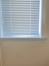 贵品百叶窗帘加厚S型卫生间浴室厨房遮光升降免打孔百叶帘防水 飘花-珍珠白GPL034P 1米*1米 实拍图