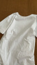 真维斯（JEANSWEST）T恤女夏季薄款圆领打底衫内搭短袖纯棉白色纯色上衣宜搭白色L 晒单实拍图