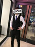 诗迪仕全国上门量体手工量身定做男西服套装定制休闲羊毛西装商务工作服 单件马甲 支持修改 实拍图