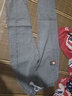 楠子汉#牛仔裤男2022年新款宽松秋季薄款九分夏裤潮夏天束脚哈伦休闲裤子 灰色【509】 L 实拍图
