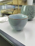 领艺领艺德化白瓷品茗杯小茶杯功夫茶具陶瓷单杯泡茶杯 【1个】云中梦茶杯(自在30ml) 实拍图