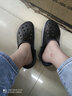 卡骆驰（crocs）洞洞鞋男鞋女鞋 25夏季新款运动鞋平底沙滩鞋透气情侣凉鞋拖鞋子 热推款-黑白配 39-40 (250mm) 实拍图