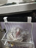 格拉菲亚 厨房柜门挂篮日式铁艺收纳筐壁挂式调料瓶收纳架卫生间柜子置物 日式挂篮白色 实拍图