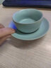汝道（RUDAO）汝窑茶杯品茗杯功夫茶具单杯可养蝉翼开片汝瓷杯子个性茶杯主人杯 直桶杯70ml 实拍图