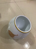 悟茶事 哥窑陶瓷茶叶罐密封罐大小号家用茶叶储存罐中式茶叶盒存茶罐 菩提叶（白色） 实拍图