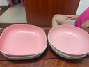 巧居巧具吐骨头小碟子家用塑料小盘子水果盘菜盘垃圾盘创意防摔吐骨头碟子 【混色】4个装 实拍图