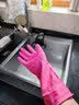 芳草地一次性丁腈手套20只 食品级厨房烧烤家务薄款丁晴手套12寸白色M号 实拍图