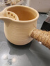 瓷牌茗茶具（cipaiming teaset）围炉煮茶家用全套配件罐罐茶煮茶壶室内炭火炉烤红薯 条纹《月颜》侧把壶 700ml 实拍图