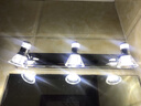 樱冠（SERULA） LED镜前灯可免打孔双头三头摆头现代简约不锈钢浴室卫生间灯壁灯 三头3x5W（46cm） 白光 实拍图