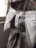 库迈思保罗男士休闲裤夏季薄款宽松纯棉高腰直筒裤休闲裤男中老年爸爸装长裤 深灰+军绿 33 （2尺6腰围） 实拍图