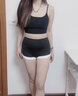 风吟诗三分鲨鱼裤女夏打底裤提臀外穿薄款运动打底短裤女拼接撞色安全裤 黑色 M (70-100斤) 实拍图