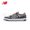 NEW BALANCENB官方板鞋男鞋女鞋复古休闲平底鞋低帮百搭运动鞋BB480L系列 浅灰色/深灰色 BB480LEC 36 (脚长22cm) 实拍图