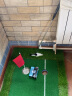 PGM 高尔夫推杆练习器 室内高尔夫  果岭练习毯 高尔夫迷你练习垫套装 四色草0.75*3M+推杆 实拍图
