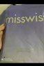 MissWiss喇叭裤子女新款长裤高腰提臀黑色休闲微喇瑜伽裤 女神黑-九分 XL 实拍图
