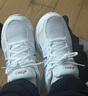 亚瑟士ASICS男鞋缓冲透气跑步鞋运动鞋网面回弹跑鞋GEL-CONTEND 4 白色/蓝色 40 实拍图