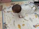babygo宝宝拼接爬爬垫儿童地垫XPE爬行垫家用加厚婴儿56*2cm12片-送边条 实拍图