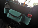 迈乐酷（MLEECUL）汽车座椅间储物网兜扶手箱置物袋车载椅靠背收挂纳袋车内整理神器 翻毛皮扶手收纳袋【绿色】 实拍图