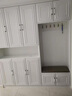 蜜舍坐垫定制软包卡座皮革鞋柜换鞋凳屁垫榻榻米靠背定做海绵椅子垫 月球灰 定做0.1平方(欧松板5cm厚) 实拍图
