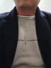 啄木鸟毛衣男秋冬季长袖T恤针织衫男士打底衫毛衫圆领衣服男装秋冬装 209米色加绒 XL 实拍图