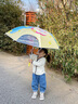 左都（ZUODU）儿童雨伞女孩长柄伞黑胶遮阳伞晴雨伞太阳伞防晒儿童伞男孩直杆 公主的梦想-【晴雨两用+天窗] 实拍图