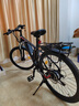 凤凰（Phoenix）新国标电动自行车锂电池助力车山地自行车男女士单车成人电瓶车 699破风轮21速黑红-6AH续航18km 实拍图