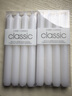辰鱼 Classic/经典圆柱白色蜡烛浪漫生日婚庆酒店餐厅烛光晚餐 杆蜡4支装（2.2*20cm） 实拍图